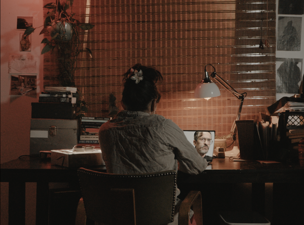 Navarro's apartment film still